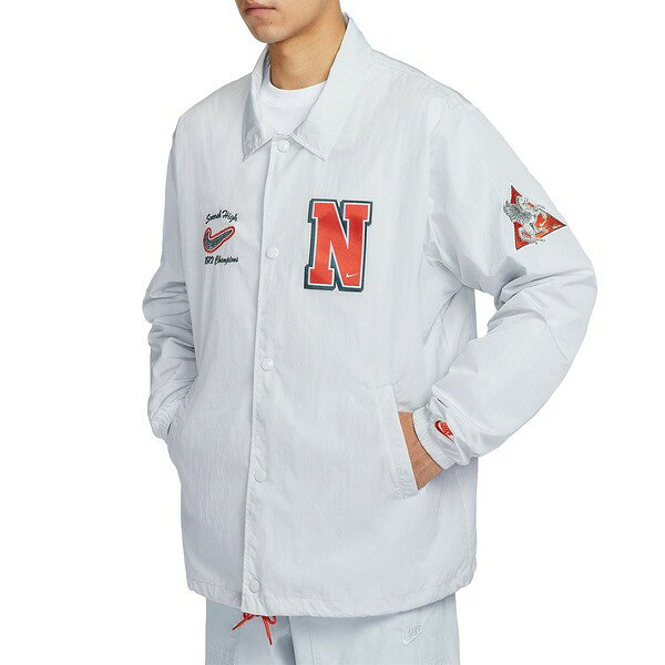 ナイキ メンズ ジャケット＆ブルゾン アウター Men's Authentic Logo Coaches Jacket Photon Dust