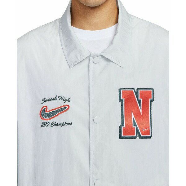 ナイキ メンズ ジャケット＆ブルゾン アウター Men's Authentic Logo Coaches Jacket Photon Dust