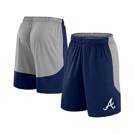 ファナティクス メンズ カジュアルパンツ ボトムス Men's Navy/Gray Atlanta Braves Go Hard Shorts Navy, Gray ファナティクス メンズ カジュアルパンツ ボトムス Men's Navy/Gray Atlanta Braves Go Hard Shorts Navy, Gray