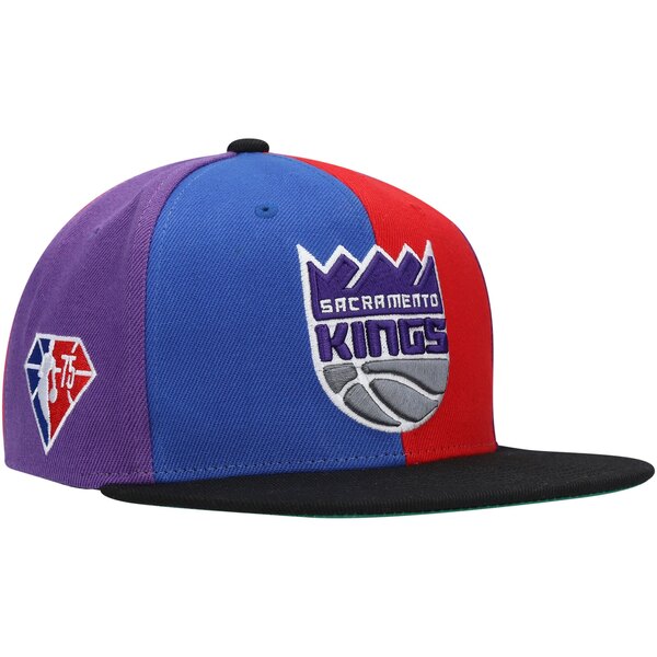 楽天astyミッチェル&ネス メンズ 帽子 アクセサリー Sacramento Kings Mitchell & Ness x Lids Team Era Pinwheel Stripe Snapback Hat Red