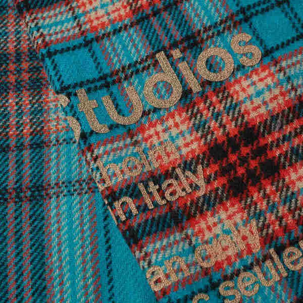 アクネ ストゥディオズ メンズ マフラー・ストール・スカーフ アクセサリー Acne Studios Cassiar Tartan Scarf Blue