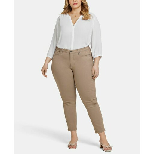 エヌワイディージェイ レディース デニムパンツ ボトムス Plus Size Sheri Slim Ankle Jeans Saddlewood エヌワイディージェイ レディース デニムパンツ ボトムス Plus Size Sheri Slim Ankle Jeans Saddlewood