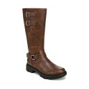 ドクター・ショール レディース ブーツ シューズ Women's HeadStart Moto Lug Sole Knee-High Boots Chestnu...