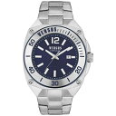 FTX FT[` Y rv ANZT[ Men's Versus Reaction Watch 48mm Silver/Blue