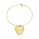 ロバート・リー・モーリス・ソーホー メンズ ネックレス・チョーカー アクセサリー Gold-Tone Puffy Heart Pendant Necklace Wire Necklace Gold