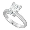 obWF[~VJ fB[X O ANZT[ Certified Lab Grown Diamond Emerald-Cut Solitaire Engagement Ring (5 ct. t.w.) in 14k Gold White Gold