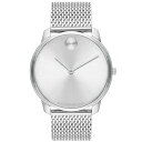 oh Y rv ANZT[ Men's Swiss Bold Thin Stainless Steel Mesh Bracelet Watch 42mm Silver