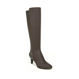 ライフストライド メンズ ブーツ シューズ Gracie Wide Calf Dress Boots Grey Microsuede