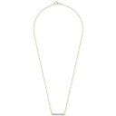 bvh fB[X lbNXE`[J[Ey_ggbv ANZT[ Diamond Bar Pendant Necklace (1/6 ct. t.w.) in 14k White Gold or 14K Yellow Gold, 18