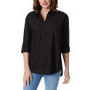 OAof[rg fB[X Jbg\[ gbvX Women's Amanda Button-Front Shirt Black