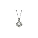 Wj xj[j fB[X lbNXE`[J[Ey_ggbv ANZT[ Cubic Zirconia Love Knot Pendant Necklace, 18