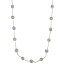 󥯥饤  ͥå쥹硼 ꡼ Silver-Tone Crystal Imitation Pearl Strand Necklace No Color