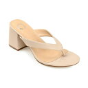 ジャーニーコレクション レディース パンプス シューズ Women 039 s Alika Block Heel Sandals Taupe