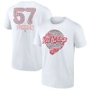 ファナティクス メンズ Tシャツ トップス Detroit Red Wings Fanatics Branded Unisex Personalized Name Number Leopard Print TShirt Perron,David-57