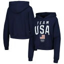 AE^[X^bt fB[X p[J[EXEFbgVc AE^[ Team USA Women's Pullover Hoodie Navy