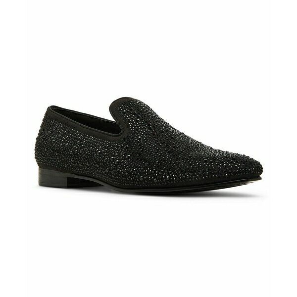 スティーブ マデン メンズ スリッポン・ローファー シューズ Men's Cashh Smoking Slipper Black