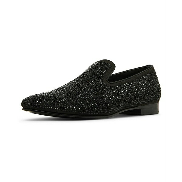 スティーブ マデン メンズ スリッポン・ローファー シューズ Men's Cashh Smoking Slipper Black