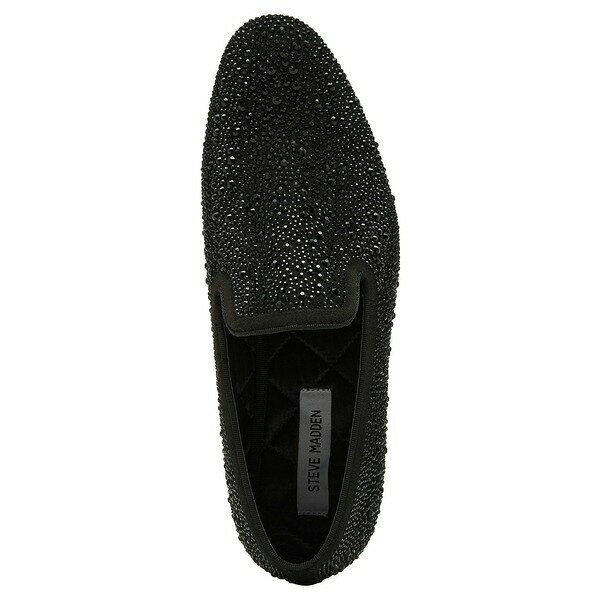 スティーブ マデン メンズ スリッポン・ローファー シューズ Men's Cashh Smoking Slipper Black