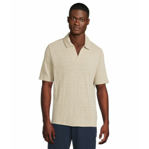 󥹥ȥ󥢥ɥޡե   ȥåץ Basket Weave V-Neck Polo Tan