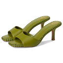 ヴィンスカムート レディース ヒール シューズ Emmla Stitched Mule Sandals Lizard Green(4)