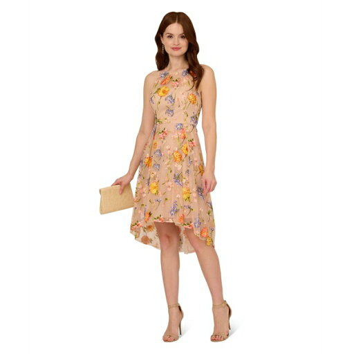 アドリアナ パペル レディース ワンピース トップス Embroidery Midi Dress Yellow/Orange Multi アドリアナ パペル レディース ワンピース トップス Embroidery Midi Dress Yellow/Orange Multi