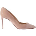 Christian Louboutin クリスチャン ルブタン メンズ スニーカー 【Christian Louboutin Pigalle 85mm Pump】 サイズ EU_37.5 Nude Patent Leather