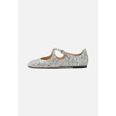 バリー レディース パンプス シューズ Ankle strap ballet pumps - silver