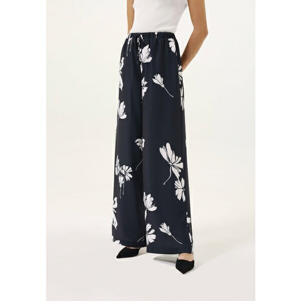 アンナ フィールド レディース カジュアルパンツ ボトムス Trousers - black/white