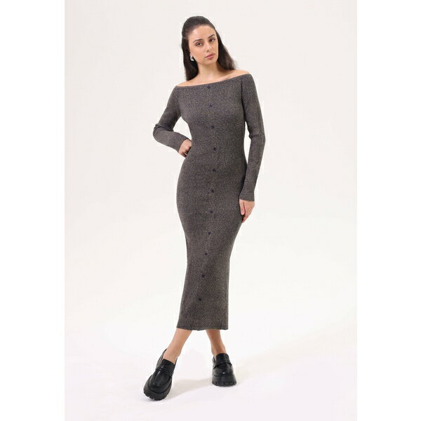 イーブン アンド オド レディース ワンピース トップス Jumper dress - grey