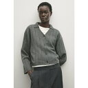 マッシモ ドゥッティ レディース ニット&セーター アウター WITH POLO COLLAR - Cardigan - grey(4)