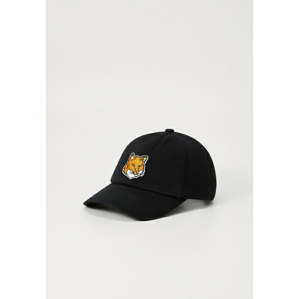 メゾン キツネ メンズ 帽子 アクセサリー LARGE FOX HEAD UNISEX - Cap - black