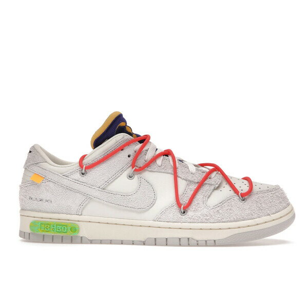 Nike ナイキ メンズ スニーカー 【Nike Dunk Low Off-White Lot 13】 サイズ US_10.5(28.5cm) Sail/Neutral Grey-Habanero Red