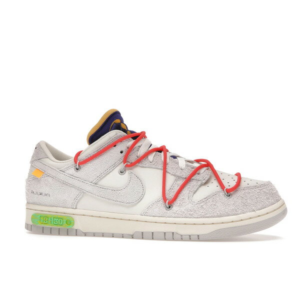Nike ナイキ メンズ スニーカー 【Nike Dunk Low Off-White Lot 13】 サイズ US_10.5(28.5cm) Sail/Neutral Grey-Habanero Red