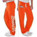 カールバンクス レディース カジュアルパンツ ボトムス Denver Broncos GIII 4Her by Carl Banks Women's Scrimmage Fleece Pants Orange