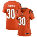 ナイキ レディース ユニフォーム トップス Cincinnati Bengals Nike Women's Alternate Game Custom Jersey Orange