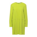 ユッカ レディース ワンピース トップス Short dresses Acid green