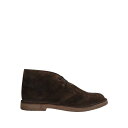 【送料無料】 カフェノワール メンズ ブーツ シューズ Ankle boots Dark brown