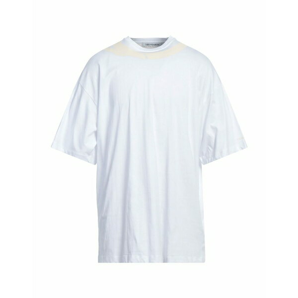 【送料無料】 トラサルディ メンズ Tシャツ トップス T-shirts White