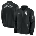 ナイキ メンズ ジャケット&ブルゾン アウター Chicago White Sox Nike Authentic Dugout Bomber Jacket