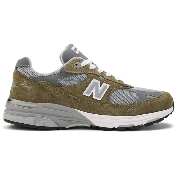 New Balance ニューバランス メンズ スニーカー 【New Balance 993 MiUSA Covert Green Medium Gray】 サイズ US_6.5(24.5cm) Covert Green/Medium Gray/White(4)