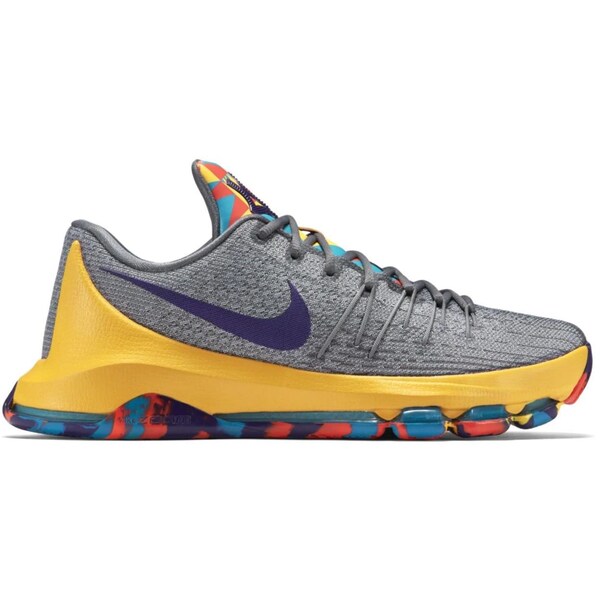 Nike ナイキ メンズ スニーカー 【Nike KD 8 Prince George】 サイズ US_9(27.0cm) Wolf Grey/Court purple-Cool Grey-Blue Lagoon