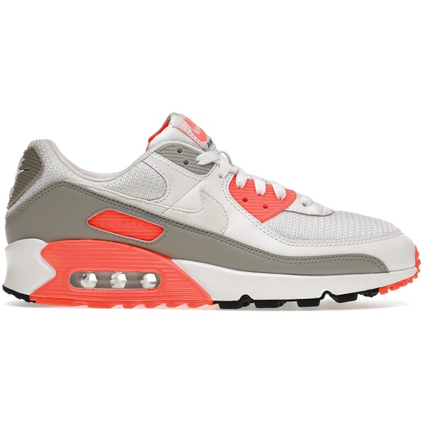 Nike ナイキ メンズ スニーカー 【Nike Air Max 90 Hyper Orange】 サイズ US_11(29.0cm) White/White-Hyper Orange-Light Smoke Grey