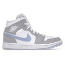 Jordan ジョーダン レディース スニーカー 【Jordan 1 Mid Wolf Grey Aluminum (Women's)】 サイズ US_6(23.0cm) White/Aluminum-Wolf Grey(4)