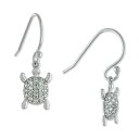 ジャニ ベルニーニ レディース ピアス&イヤリング アクセサリー Cubic Zirconia Turtle Drop Earrings in Sterling Silver, Created for Macy's Sterling Silver(4)