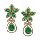 エフィー コレクション レディース ピアス&イヤリング アクセサリー Brasilica by EFFY Emerald (5-1/4 ct. t.w.) an...