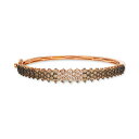 ルヴァン レディース ブレスレット・バングル・アンクレット アクセサリー Ombr Chocolate Ombr Diamond Cluster Bangle ...