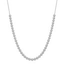 ラップド イン ラブ レディース ネックレス・チョーカー・ペンダントトップ アクセサリー Diamond Halo Tennis Necklace (3 ct....