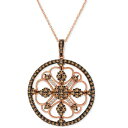ルヴァン レディース ネックレス・チョーカー・ペンダントトップ アクセサリー Chocolatier Chocolate Diamond (2-1/8 ct. ...
