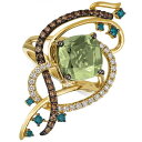 ルヴァン レディース リング アクセサリー Exotics Crazy Collection Mint Julep Quartz¢ (3-1/4 ct...