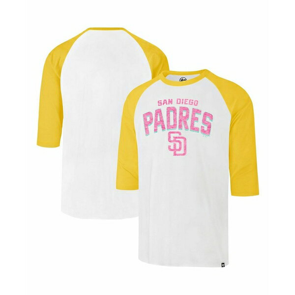 asty㤨47֥   ȥåץ Men's Cream Distressed San Diego Padres City Connect Crescent Franklin Raglan Three-Quarter Sleeve T-shirt CreamפβǤʤ13,980ߤˤʤޤ